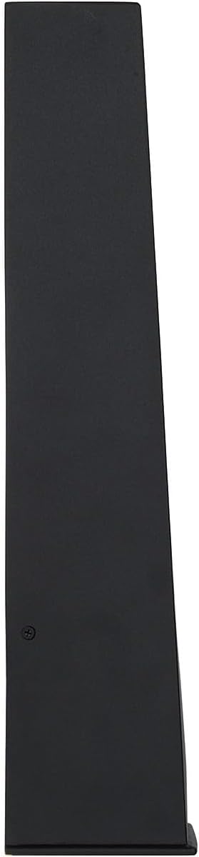 Capital Lighting 955013BK-LD Ansel Modern Night-Sky-Friendly Outdoor Elongated Rectangular Wall Lantern, Integrated LED 15 Watt, 19" H x 8" W, Black