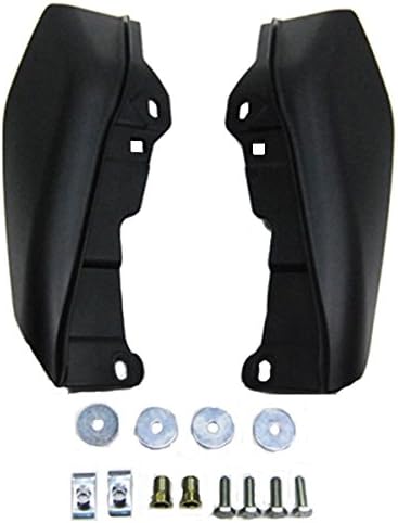 26303 Black Mid Frame Heat Deflectors For Big Twin