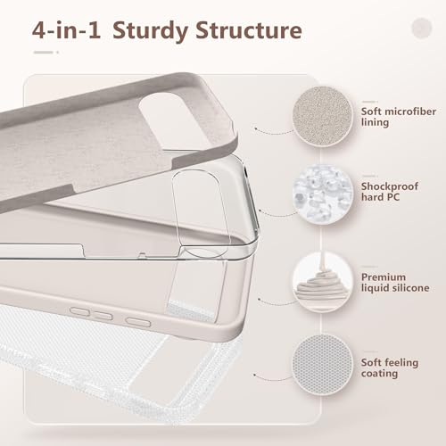 Coque silicone Google Pixel 10 au design épuré et doux toucher microfibre - 3