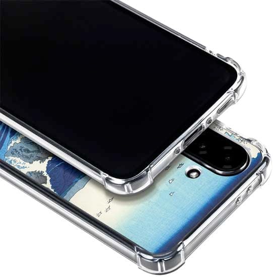 Skinit Clear Phone Case Compatible with Galaxy A36 5G - Officially Licensed View of The Naruto whirlpools at Awa by Hiroshige Design