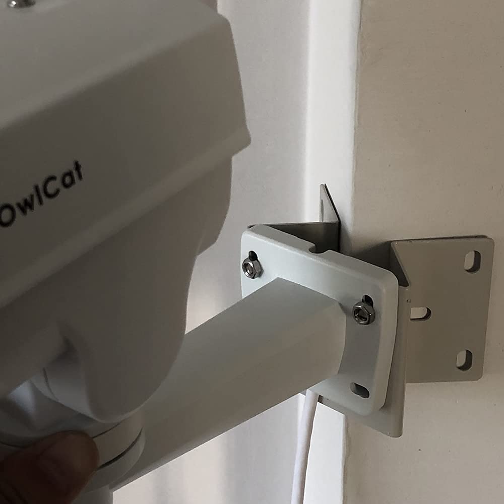 Zewnętrzny narożnik ścienny metalowy wspornik kątowy CCTV uchwyt kamery monitoringu adapter