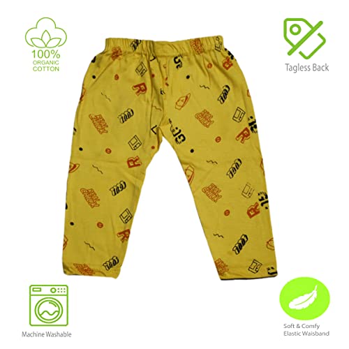 Image of Everyday Regular Fit 100% Cotton Pajama for Baby Boys & Girls with Soft & Comfortable Fabric, Tagless Back, Breathable Cotton