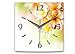Produktbild Relax Flower Designer Funk Wanduhr Funkuhr modernes Design * Made in Germany* Verschiedene Motive (weiß)