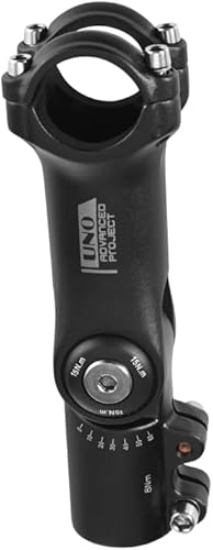 Miniatura 7 de BESNIN Vástago de bicicleta ajustable de 0 a 120 grados para vástago de 1.252 in 3.543 in4.331 in, vástago ajustable de MTB para bicicleta de