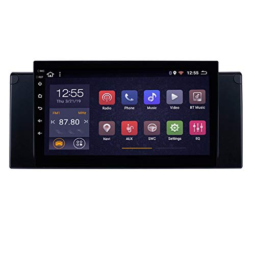 Android 8 Auto Stereo GPS Navigation HD 1080P Auto für BMW E39 X5 E53 mit 9 Zoll Bildschirm, Radio, Bluetooth,SWC,4 cores,4G+WiFi:2+32G