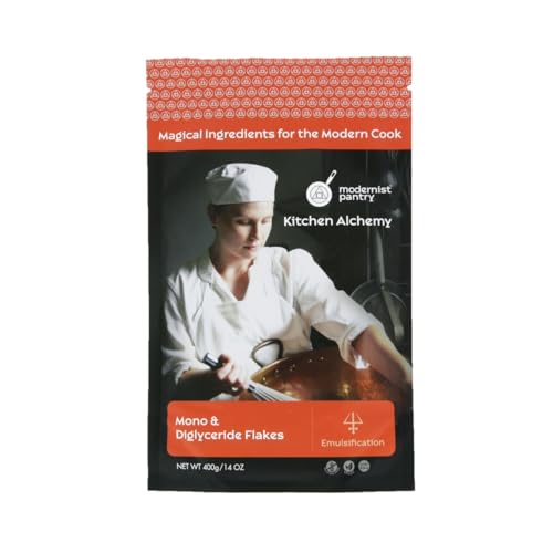 Pure Glycerin Flakes [Mono & Diglyceride] ⊘ Non-GMO Vegan - 400g/14oz