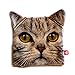 HOLEBAY-EU 3D Komet Man Wildleder klein quadratisch niedlich Notizblock Handtäschchen Notizblock Originalität Classic british shorthair