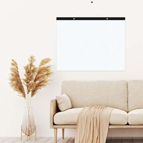 Papel gráfico grande Yaridar de 22x17 pulgadas con cuadrícula azul para planos 5