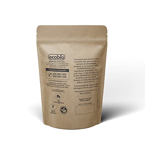 ECOBIO - Produtos Orgânicos. Fermento Não Transgênico para Bolos e Torstas