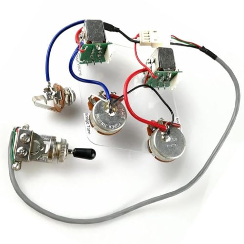 ギター配線ハーネス1セットエレキギターピックアップ配線ハーネスポテンショメータEpi LP SG溶接なし