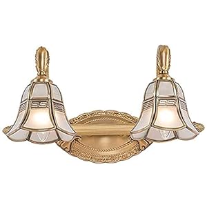 XIAOJUAN Badezimmer Eitelkeitslichter, Messingspiegel Frontlicht Luxuriöse Badewanne Wandbeleuchtung Wand Toilettenspiegellampe Badezimmerbeleuchtung | Commodity Code: LJW-277 ( Color : Warmwhite )