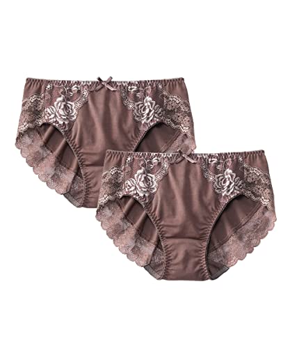 [ニッセン] レギュラーショーツ レディース 綿混ストレッチコーディネートショーツ２枚組