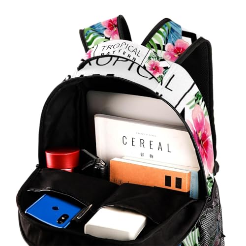 Sac à dos d'école pour adolescents grand compartiment multicolore - 4