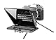 Fortinge MIA-XL Mobiler Teleprompter für Smartphones bis 5,8 Zoll, kompatibel mit DSLR-Kameras und Laptops, inkl. Bluetooth-Fernbedienung und ForPrompt Software