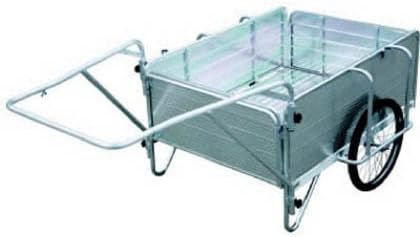 昭和ブリッジ SMC-2 業務用アルミ製折りたたみ式リヤカー