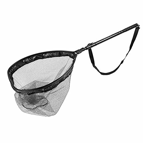 Westin W6 C&R Telescopic Landing Net 4m 45x55x60cm - Kescher zum Spinnfischen, Angelkescher, Unterfangkescher