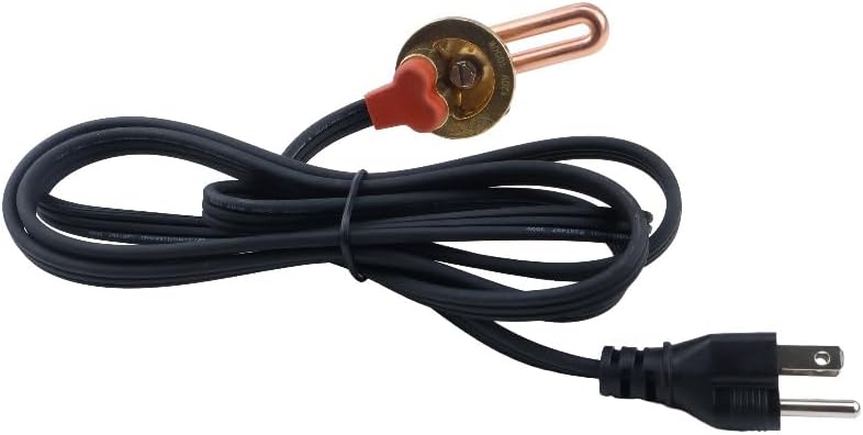 DVPARTS Engine Block Heater 3100130 Compatible with Chevrolet and GMC 2001-2008 V8-6.6L, Diesel (Duramax), 2007-2015 V8-6.6L Diesel (Duramax), 40mm Diameter 120V 1000W