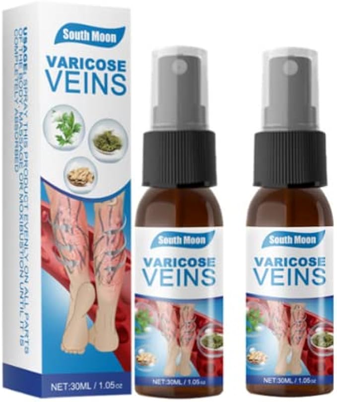 OUKPANE 2pcs Veinhealing Varicose Veins Treatment Spray, Veinhealing Varicose Veins Spray, Vein Healing Varicose Veins Treatment Spray for Legs, Varicose Veins Miracle Spray (30ml)