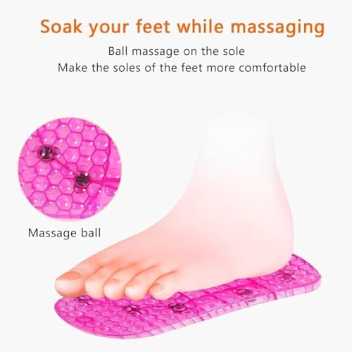 Zapatos de spa para pies con remojo portátil de PVC miniatura 3