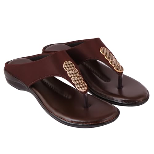 Image of Women's Fashion Sandal | Faux Leather, Comfortable & Stylish Wedges | Ideal for Casual & Formal