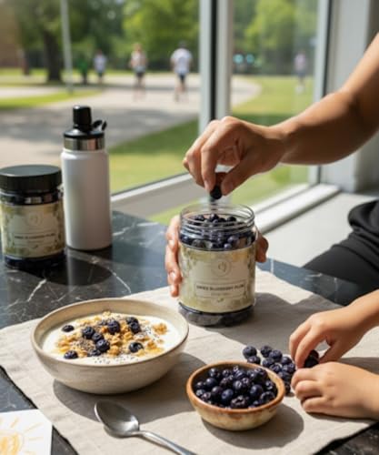 Image of EATYUMM Dried Blueberry Plum, Dried Mix, Natural Dried Fruits, Sweet & Juicy Berries, Rich in Antioxidants, Healthy Snack for Kids & Adults (100grams)