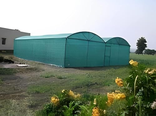 Image of SWADESHIWALA UV Stabilized Agro Green House Net Garden Shadenet Multipurpose - 50% 5mx25 m (16ft x 82ft) - Green (5X25M)
