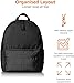 Amazon Basics Backpack for School, Study, Travel, Durable Classic Design, Book Bag, Black