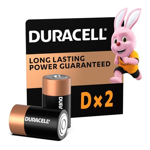 DURACELL - CopperTop D Alkaline Batteries - 2 Batteries