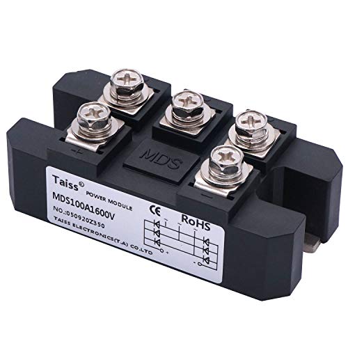 Pont redresseur 100A triphasé Taiss MDS-100A pour éviter les surchauffes en 1600V