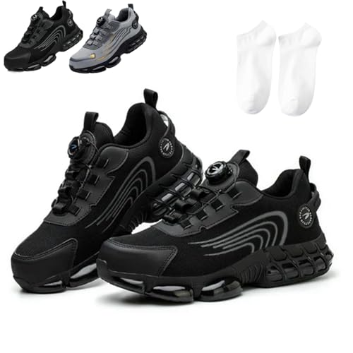 Evontiras Shoes 3 Inch Taller, Evontira Shoes for Men, Evontura Pro Trainers, No More Tying Laces, Foot Protection