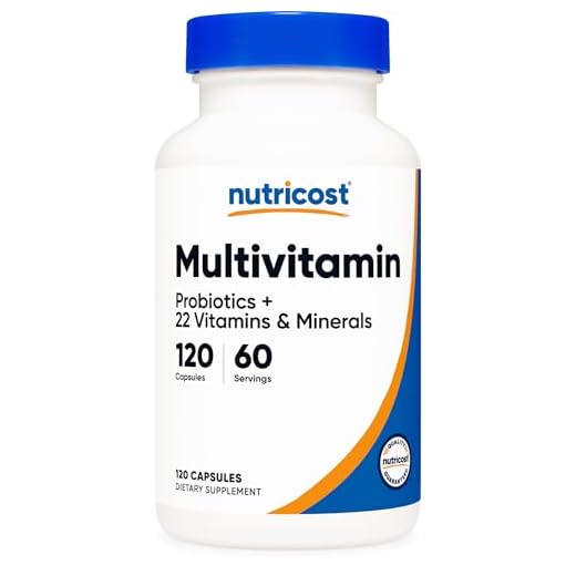 Nutricost Multivitamin with Probiotics 120 Vegetarian Capsules - Packed with Vitamins & Minerals