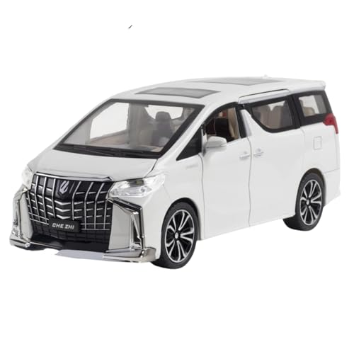トヨタ アルファード ミニカー ホワイト Amazon | Keng Fai 1/18 トヨタ アルファード ホワイト 開閉