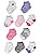 Assorted   Pink White Purple Grey   10 Pack