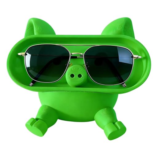 Porte-lunettes mignon et cadre de présentation pour téléphone portable de bureau