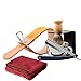 Grandslam Shaving Straight Razor Kit, Steel Cutthroat Straight Razor With Leather Strop, Sharp, Pure Badger Hair Shaving Brush with Wooden Handle,Shaving Bowl,Soap and Stand, Gift for Men
