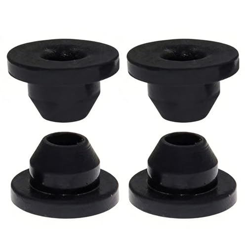 Image of 4PCS Windshield Washer Wiper Pump Spray Motor Rubber Grommet Seal Cap 443955465 Compatible with VW Golf Compatible with VW Polo Compatible with VW Bus T3 T4 T5 Car Accessories
