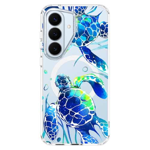 Coque Samsung Galaxy S26 MagSafe transparente antichoc motif tortues