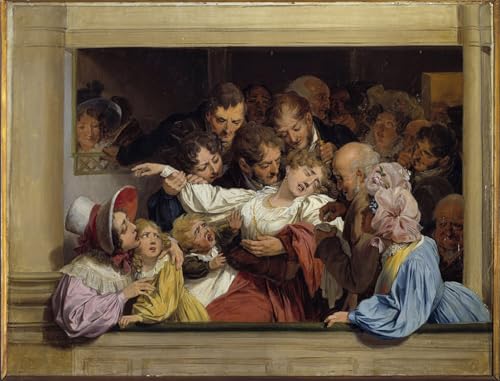 Tableau Boilly pour grand mur vide : habillez votre salon avec style - Toile 60x90cm