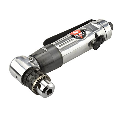 NEIKO 30084A Right Angle Air Drill | 3/8” Drive Reversible Pneumatic 90° Gun