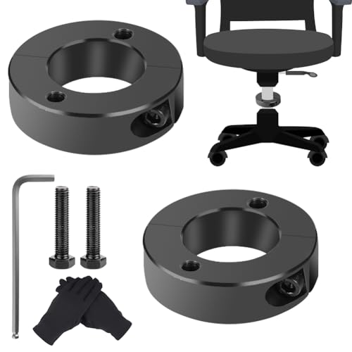 Silkwish 6 herramientas de extracción para silla de oficina, 28 mm, cilindros de elevación de gas, con un par de guantes negros