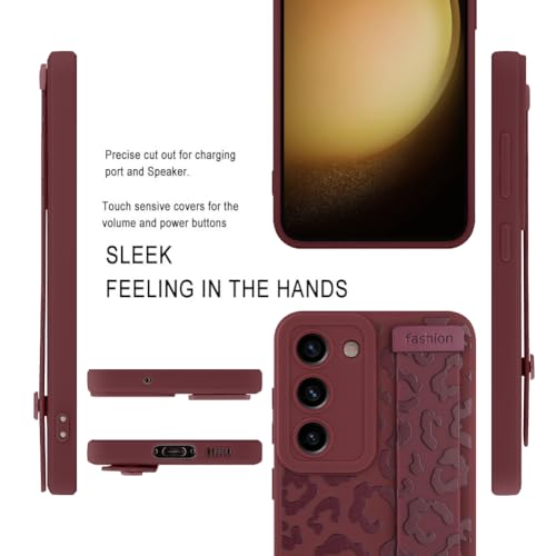 Image of Compatible with Samsung Galaxy S23 Plus Case with Strap Wrist