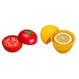 IBILI 782501E Guarda Tomates-Caja Expositora + Guarda-Limones, Amarillo, 9 x 11 cm