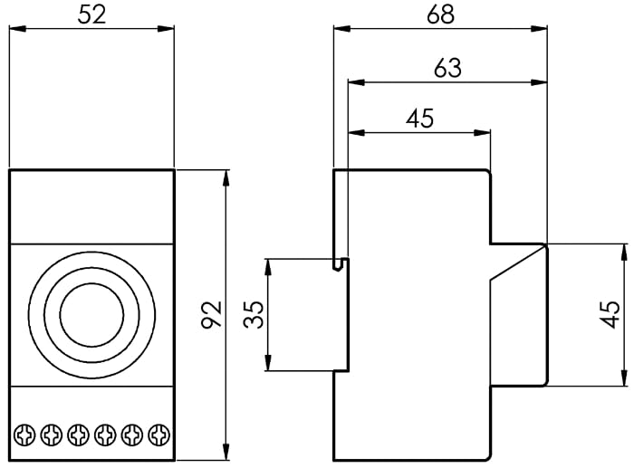 Interruptor horario 24h analogico 230VacSOLERA R24R/3