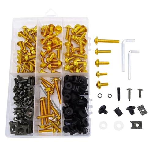 Clips de sujeción y tornillos de parabrisas para reparar vibraciones en motos Suzuki o Yamaha