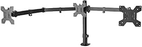 PIX Suporte Articulado Para 3 Monitores Morsa 10 a 32 Polegadas Preto