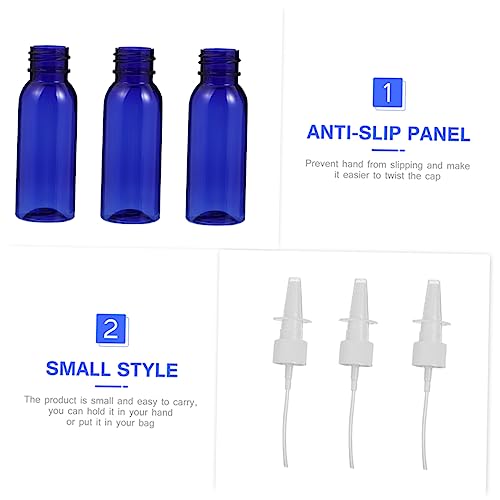 Healeved Garrafa De Ombro Redonda 6 Peças Com Spray Nasal Para Animais De Estimação Recipientes De V