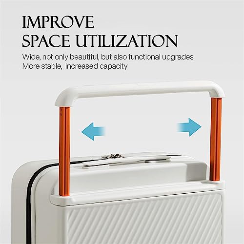 Large Capacity Suitcase, Carry-on Suitcase, Retractable Wide Handle, Suitcase for Men and Women Business, Travel Suitcase, Suitable for Outdoor Use,Blue-24inch2