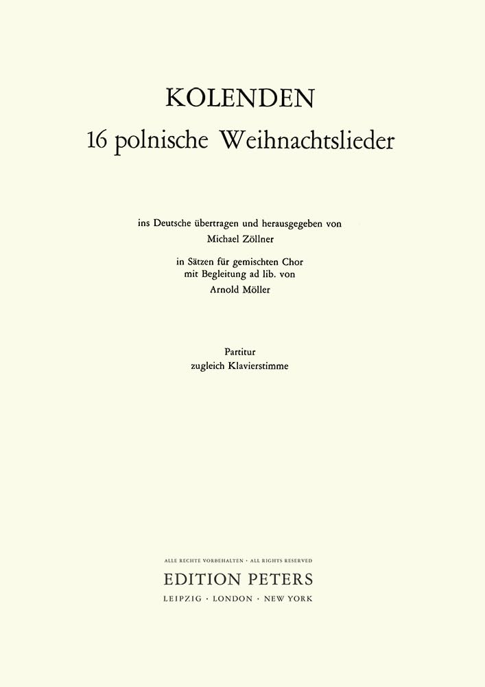 Buy Kolenden: Choral Octavo — BookShops.in