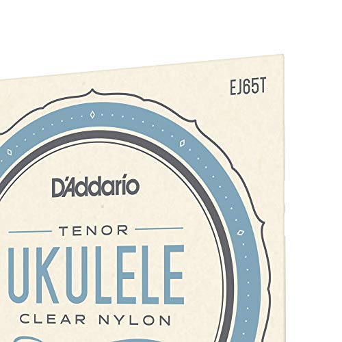 Image of D'Addario Tenor Ukulele Strings, Clear Nylon, EJ65T, 4-String Set, Pack of 1