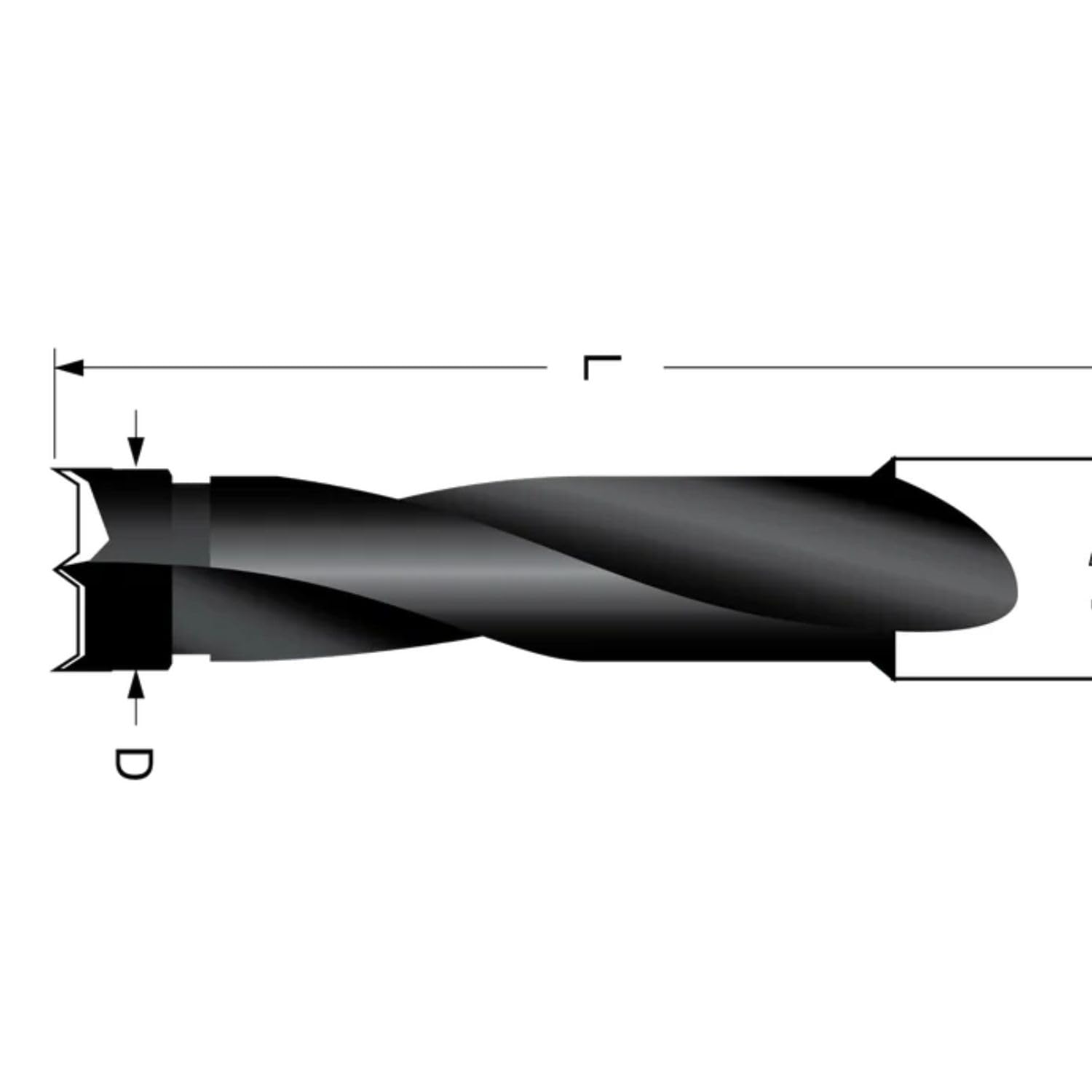 Freud Brad Point Bit - Carbide Tip for Wood & Metal -4